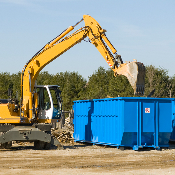 can i choose the location where the residential dumpster will be placed in Finderne New Jersey